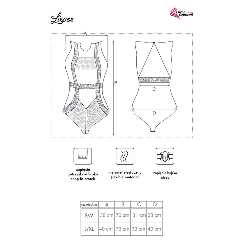 LIVCO CORSETTI FASHION - LIXPEN LC 90612 BODY