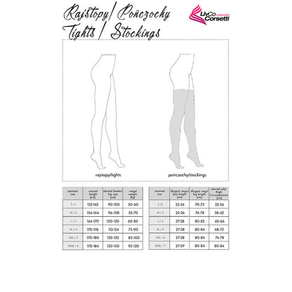 LIVCO CORSETTI FASHION - LOLIWIA LC19330 BLACK TIGHTS ONE SIZE