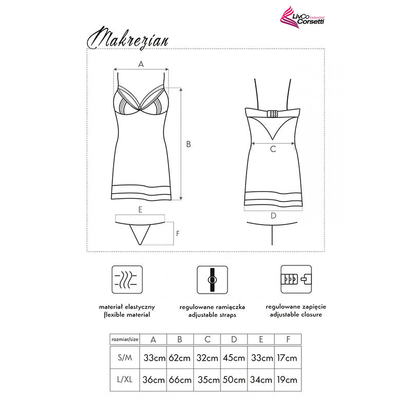 LIVCO CORSETTI FASHION - MAKREZIAN LC 90545 FALDA + PANTY