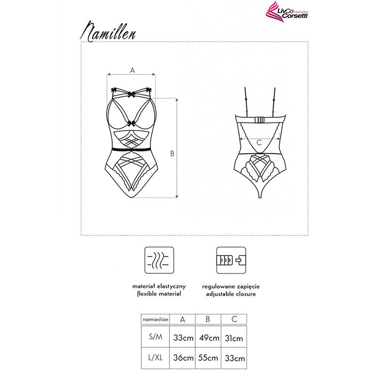 LIVCO CORSETTI FASHION - NAMILLEN LC 90528 BODY