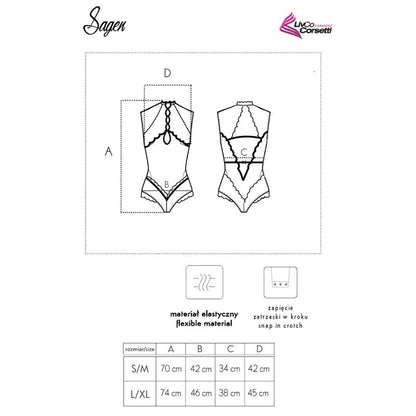 LIVCO CORSETTI FASHION - SAGEN LC 90694 BODY