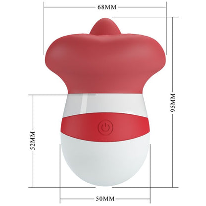 PRETTY LOVE - MINA LIGHT RED TONGUE STIMULATOR