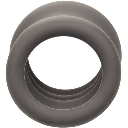 CALEXOTICS - ALPHA DOUBLE BLACK SCROTUM EXTENCH RING