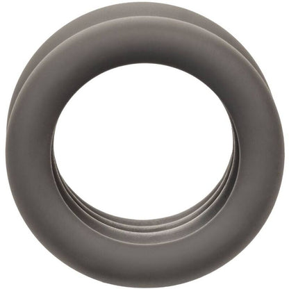 CALEXOTICS - ALPHA DOUBLE BLACK SCROTUM EXTENCH RING