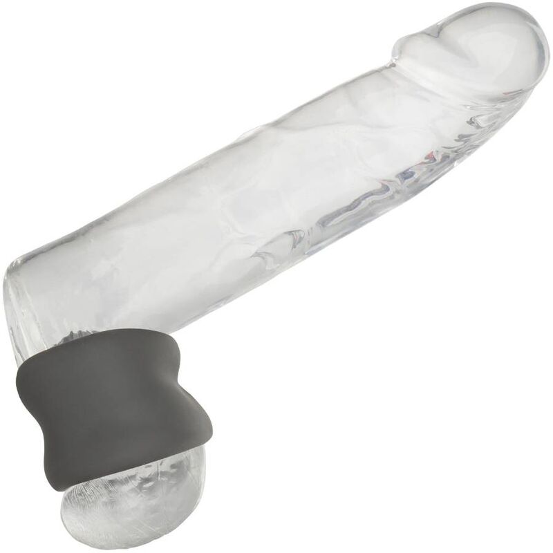 CALEXOTICS - ALPHA DOUBLE BLACK SCROTUM EXTENCH RING