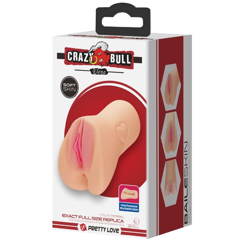 CRAZY BULL - ELENA VAGINA-FORMAD MASTUBADOR