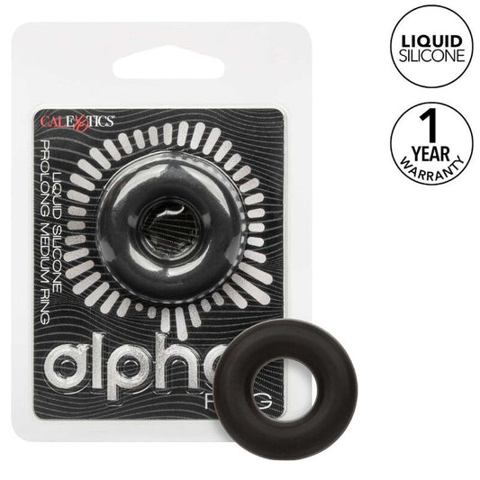 CALIFORNIA EXOTICS - ALPHA MEDIUM PROLONG RING BLACK