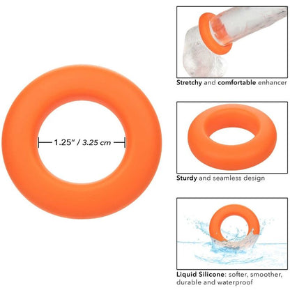 CALEXOTICS - ALPHA LARGE PROLONG RING ORANGE