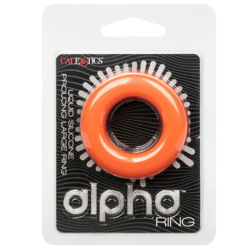 CALEXOTICS - ALPHA LARGE PROLONG RING ORANGE