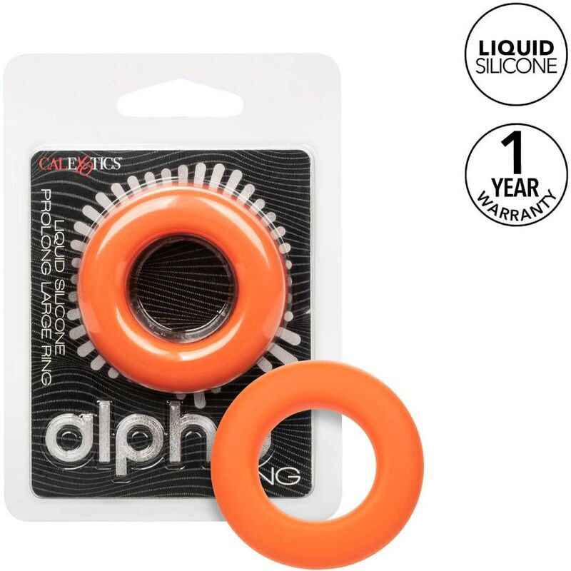 CALEXOTICS - ALPHA LARGE PROLONG RING ORANGE