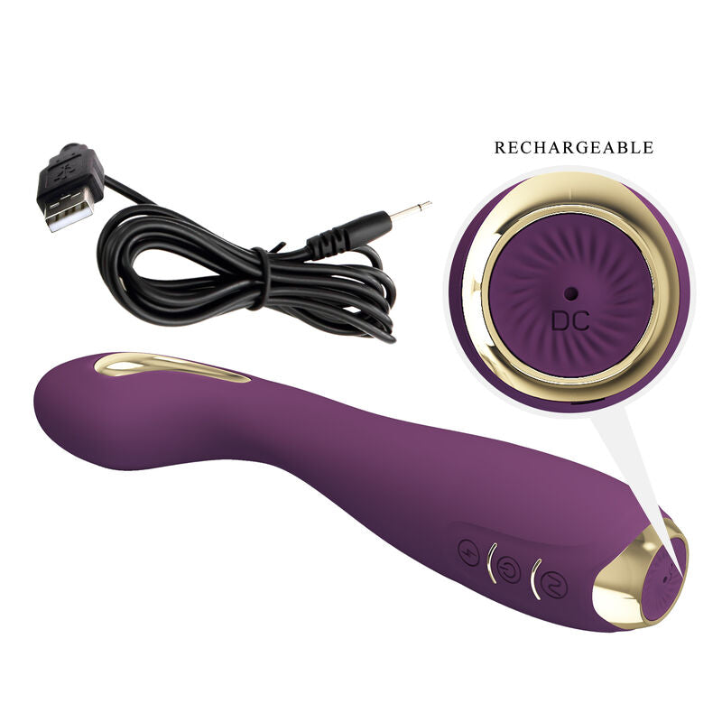 PRETTY LOVE - HECTOR VIBRATOR ELECTROSHOCK CONTROLLED BY APP PURPLE