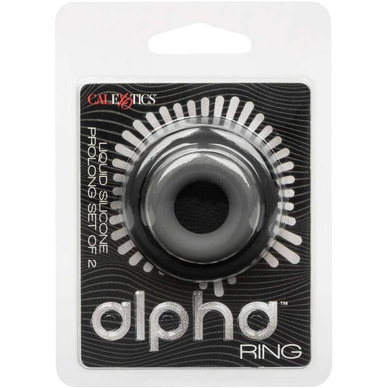 CALEXOTICS - ALPHA SET DE 2 ANELLS PROLONG GRIS