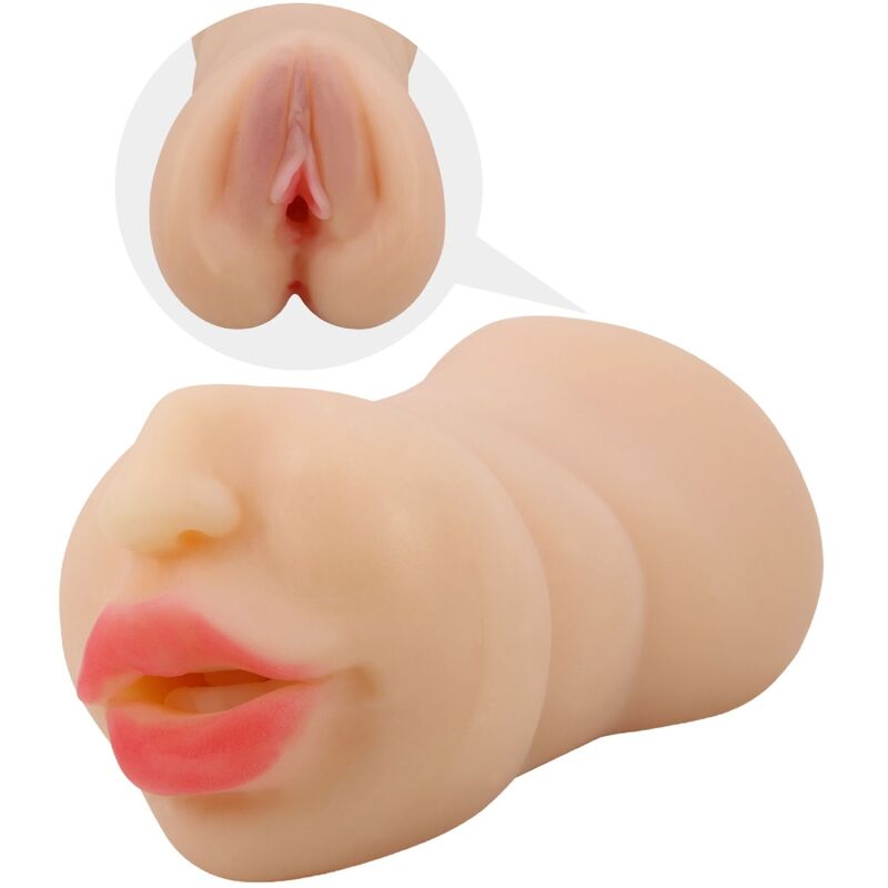 CRAZY BULL - ZOEY DOUBLE-ENTRY VAGINA-SHAPED MASTUBATOR
