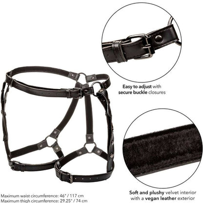 CALEXOTICS - EUPHORIA RIDING THIGH HARNESS LARGE SIZE