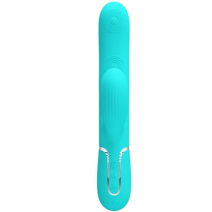 PRETTY LOVE - PERLITA 3-IN-1 MULTIFUNCTION G-SPOT VIBRATOR, AQUA GREEN