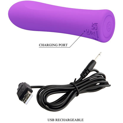 PRETTY LOVE - ALFREDA SUPER POWER VIBRATOR PURPLE