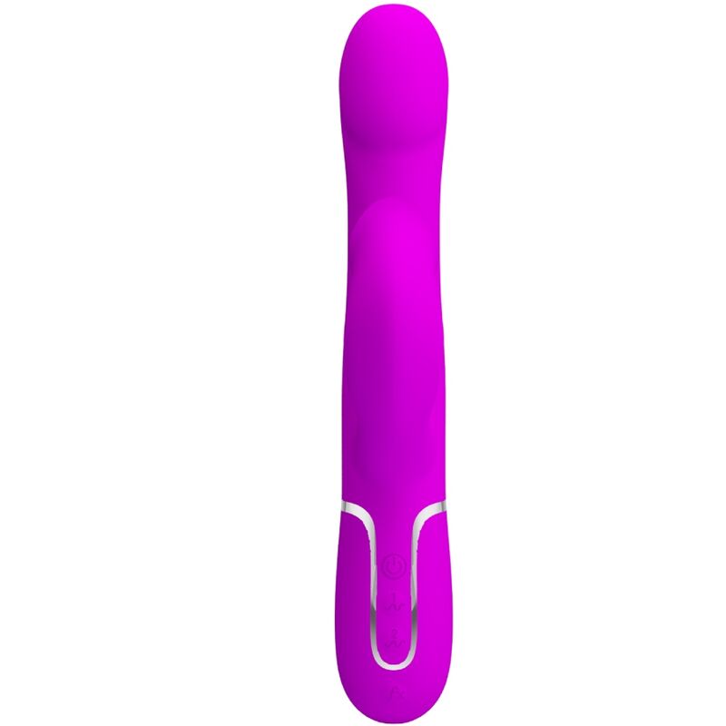 PRETTY LOVE - RABBIT VIBRATOR WITH VIOLET PEARLS