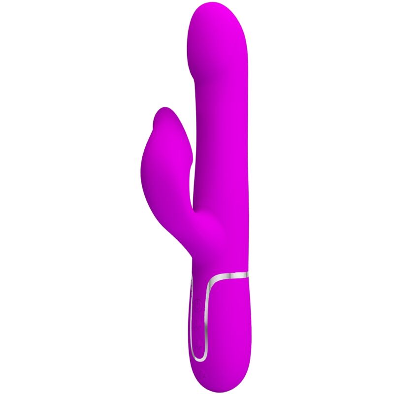 PRETTY LOVE - RABBIT VIBRATOR WITH VIOLET PEARLS