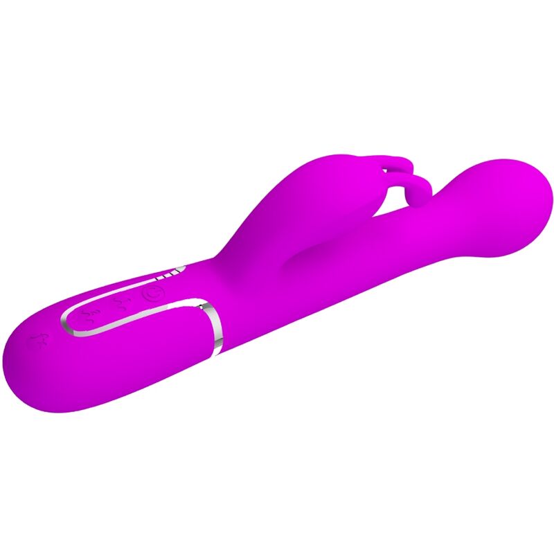 PRETTY LOVE - DEJON RABBIT 3 IN 1 MULTIFUNCTION VIBRATOR PURPLE