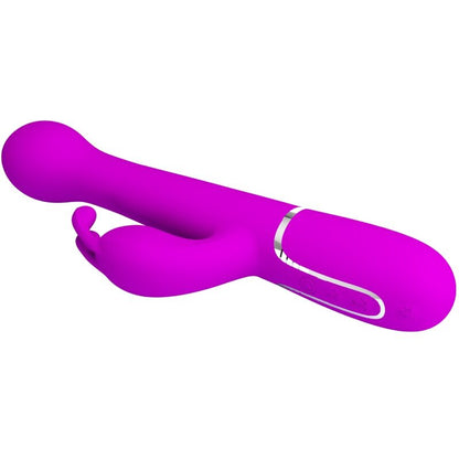 PRETTY LOVE - DEJON RABBIT 3 IN 1 MULTIFUNCTION VIBRATOR PURPLE