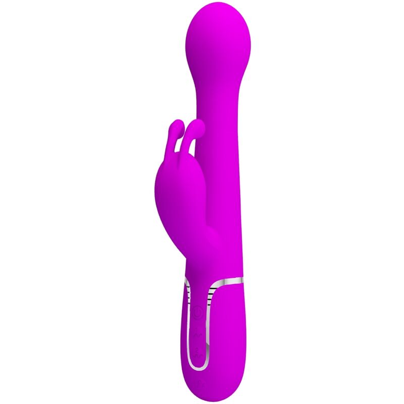 PRETTY LOVE - DEJON RABBIT 3 IN 1 MULTIFUNCTION VIBRATOR PURPLE