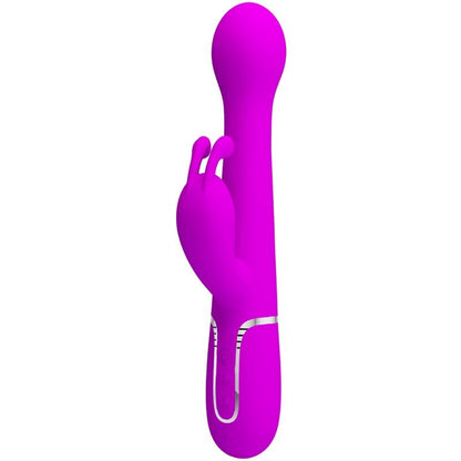 PRETTY LOVE - DEJON RABBIT 3 IN 1 MULTIFUNCTION VIBRATOR PURPLE