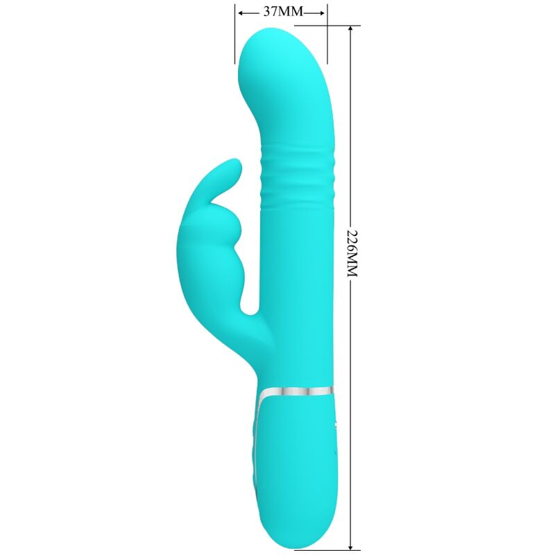 PRETTY LOVE - TEAL PEARL RABBIT VIBRATOR