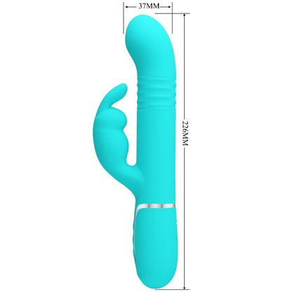 PRETTY LOVE - TEAL PEARL RABBIT VIBRATOR