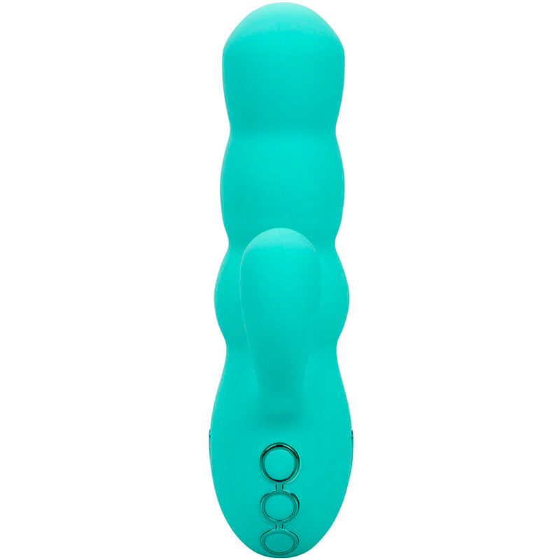 CALEXOTICS - DEL MAR DIVA RABBIT VIBRATOR AQUA GREEN BY CALIFORNIA DREAMING