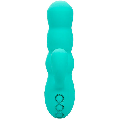 CALEXOTICS - DEL MAR DIVA RABBIT VIBRATOR AQUA GREEN BY CALIFORNIA DREAMING