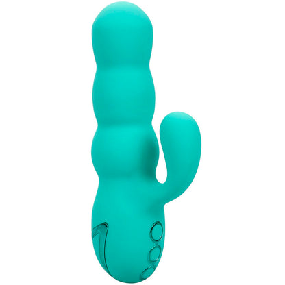 CALEXOTICS - DEL MAR DIVA RABBIT VIBRATOR AQUA GREEN BY CALIFORNIA DREAMING