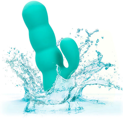 CALEXOTICS - DEL MAR DIVA RABBIT VIBRATOR AQUA GREEN BY CALIFORNIA DREAMING