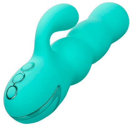 CALEXOTICS - DEL MAR DIVA RABBIT VIBRATOR AQUA GREEN BY CALIFORNIA DREAMING