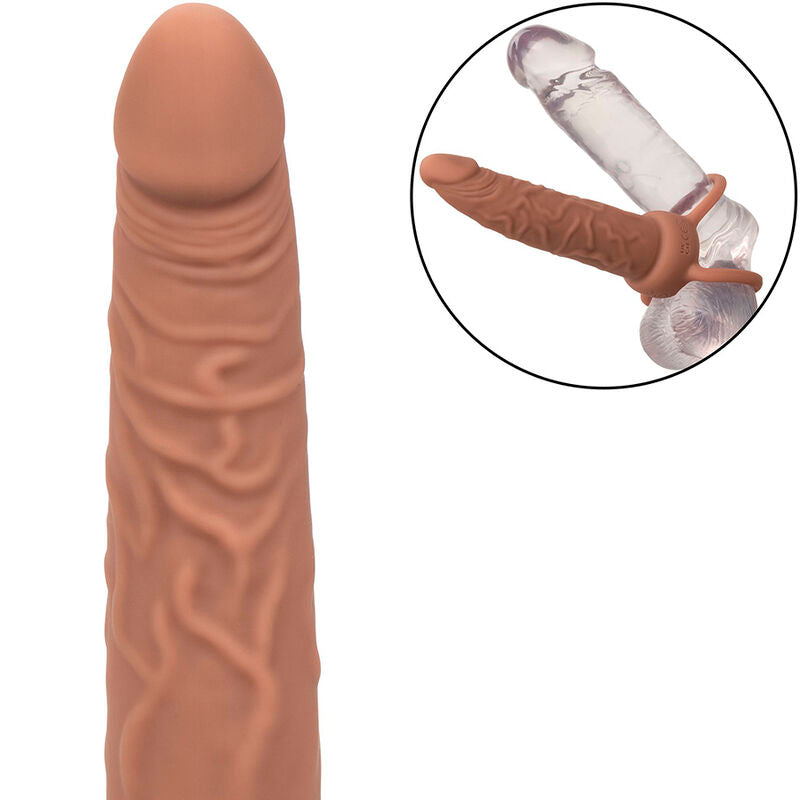 CALIFORNIA EXOTICS - PERFORMANCE MAXX DOUBLE RECHERGEABLE PENETRATOR BROWN SKIN