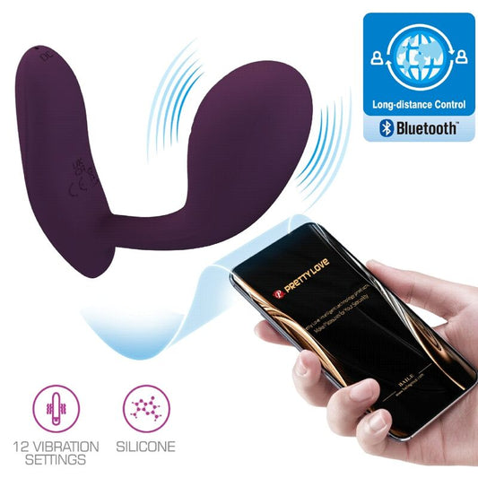 PRETTY LOVE - BAIRD G-SPOT 12 VIBRATIONS RECHARGEABLE PURPLE APP
