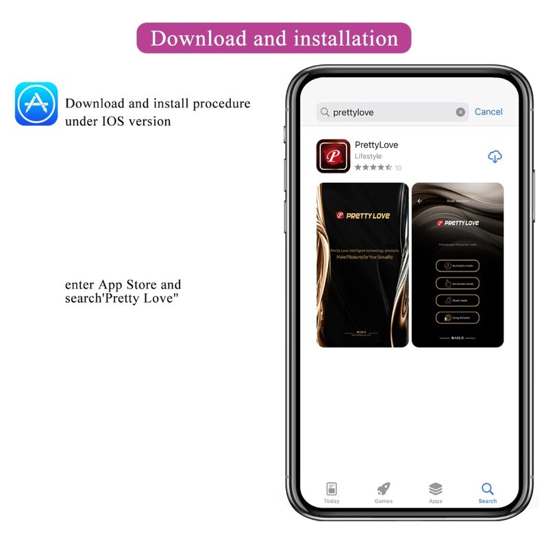 PRETTY LOVE - FISHERMAN LILAC VIBRATING EGG CONTROLLED BY APP