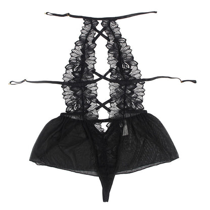 SUBBLIME - TEDDY CUELLO HALTER ESPALDA DESCUBIERTA ENCAJE