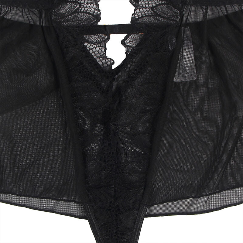 SUBBLIME - TEDDY CUELLO HALTER ESPALDA DESCUBIERTA ENCAJE
