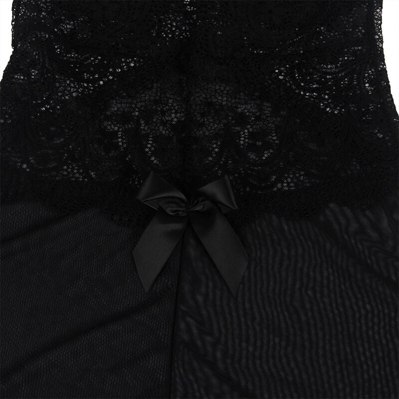 SUBBLIME - BABYDOLL TELA DE TUL DETALLE ENCAJE Y FLOR