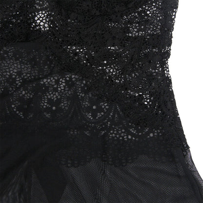 SUBBLIME - BABYDOLL TELA DE TUL DETALLE ENCAJE Y FLOR