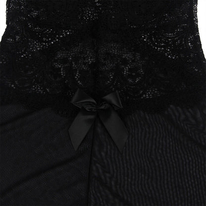 SUBBLIME - BABYDOLL TELA DE TUL DETALLE ENCAJE Y FLOR