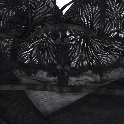 SUBBLIME - BABYDOLL WITH ADJUSTABLE BLACK LACE STRAPS L/XL