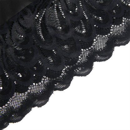 SUBBLIME - BABYDOLL WITH FLORAL PRINT BLACK CHEST S/M