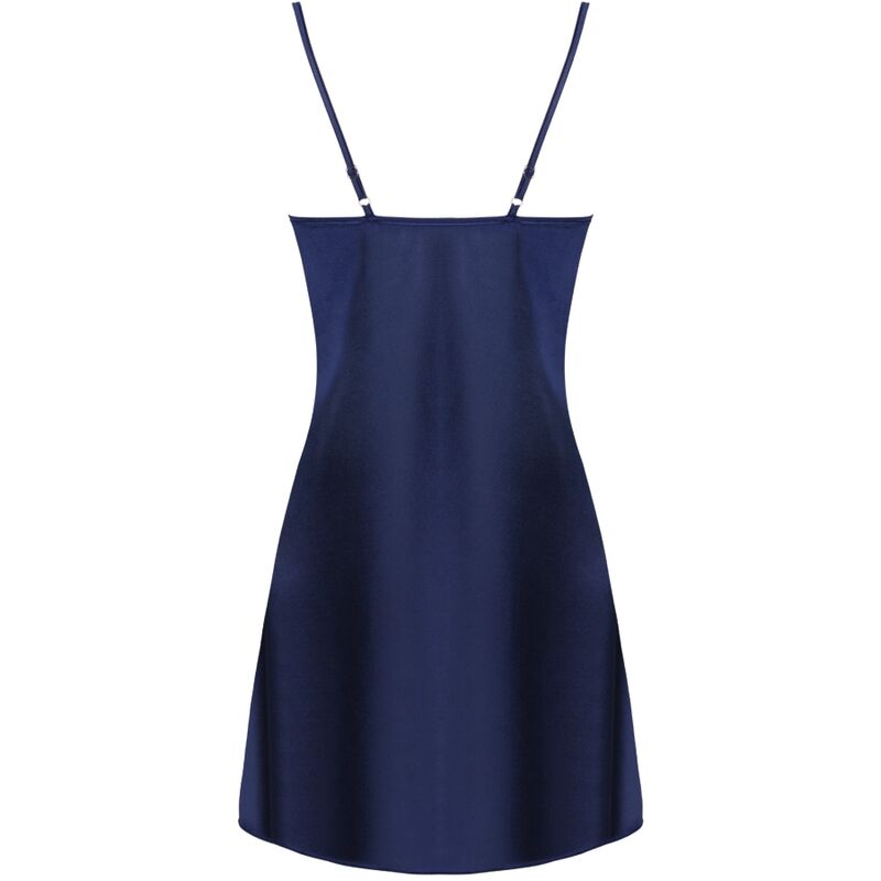 LIVCO CORSETTI FASHION - JACQUELINE LC 90249 BATA + CAMISA + PANTY AZUL MARINO L/XL