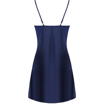 LIVCO CORSETTI FASHION - JACQUELINE LC 90249 BATA + CAMISA + PANTY AZUL MARINO L/XL