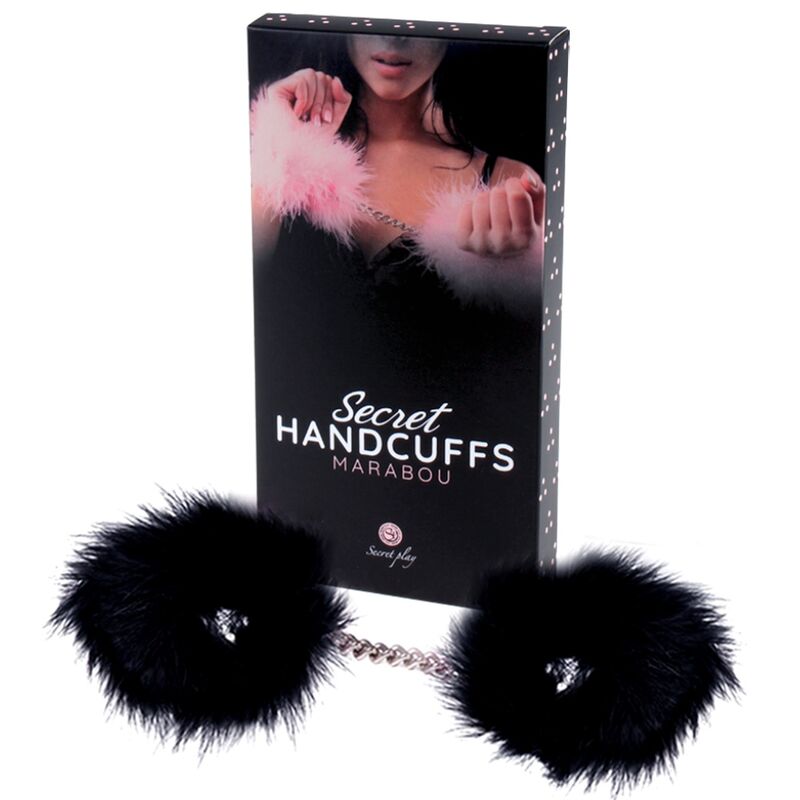 SECRET PLAY - BLACK HANDCUFFS