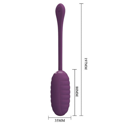 PRETTY LOVE - CASPER RECHARGEABLE VIBRATING EGG PURPLE