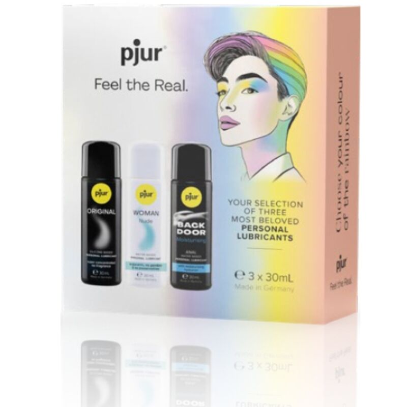 PJUR - PRIDE SET PREMIUM SMÖRJMEDEL 3 X 30 ML