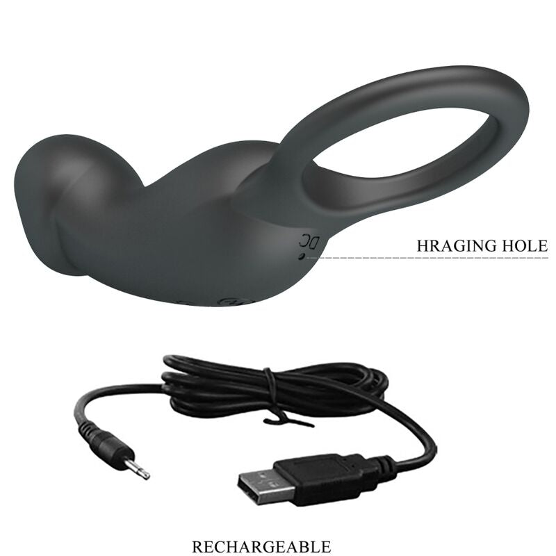 Pretty Love: porteu vibrador i vibrador negre