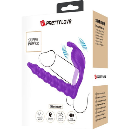PRETTY LOVE - BLACKNEY PENIS RING WITH VIBRATING PLUG, LILAC